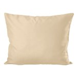Kissenhülle Seidenglanz uni Kissenbezug beige sand 30x50