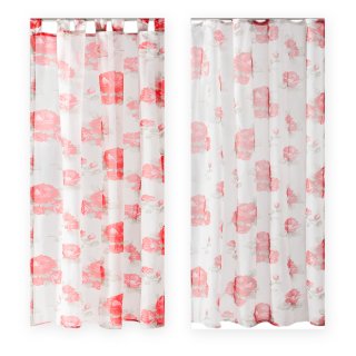 Voile Dekoschal Rose transparent ca 140x245 cm Vorhang