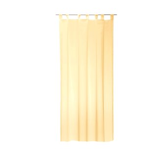 Voile Dekoschal Schlaufen Sheer  creme natur ca. 140x245 cm
