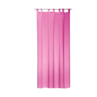 Voile Dekoschal Schlaufen Sheer  pink ca. 140x245 cm