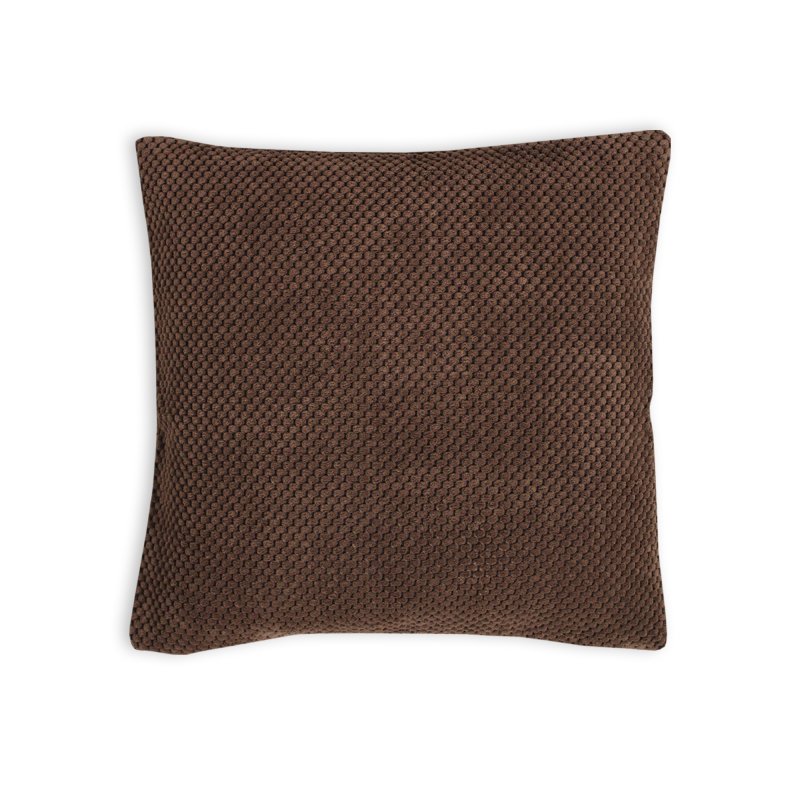 Kissenbezug 40x40 cm braun Kissenhülle 3D Waben Kissen Chenille Webst, 6,95 €