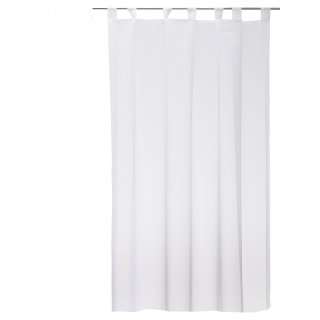 Voile Schlaufengardine Gardine Emotion Weiss Organza Vorhang