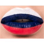 Leinwand Bild Russland Mund 30x40 cm Länder Flaggen Canvas Wandbild Lippen