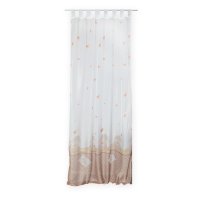 Voile Gardine Schaf 140x245 cm  Schlaufenschal Vorhang...