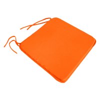 Stuhlkissen uni Farben orange 36x36x2,5