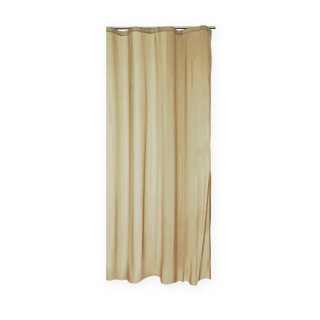 Voile Vorhang karamell transparent 140x245 cm Kräuselband Gardine uni