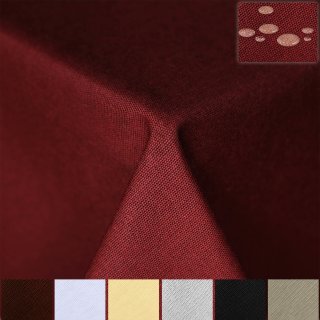 Tischdecke Mitteldecke eckig 135x220cm beschichtete Baumwolle fleckenabweisend Lotuseffekt