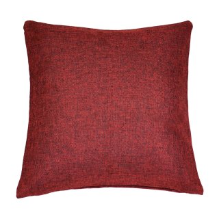 Kissenhülle Struktur Flachsoptik 40x40 bordeaux