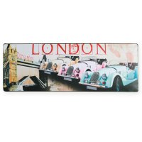Blechschild Nostalgie Schild London Dream ca. 15x45 cm...