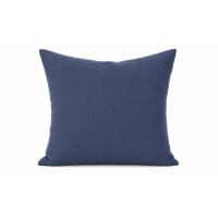 Kissenbezug 40x40 blau Kissenhülle Struktur...