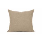 Kissenbezug 50x50 beige natur Kissenhülle Struktur Leinenoptik Deko Kissen