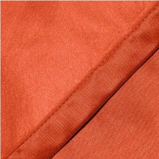 Thermovorhang Kräuselband orange hell Polar Fleece blickdicht 140x245 cm