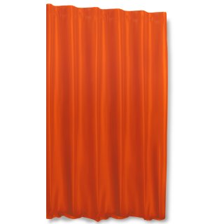 Thermo Vorhang orange Kräuselband Polar Fleece blickdicht extra breit 245x245 cm