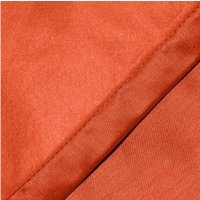 Thermo Vorhang orange Ösen Polar Fleece blickdicht extra breit 245x245 cm