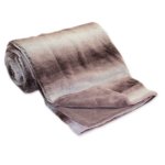 Fleece Decke braun 150x200 cm Kuscheldecke Fellimitat LUXURY Sofadecke Coral