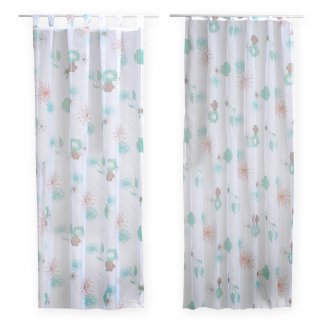 Voile Dekoschal Livia Gardine Vorhang transparent Blumen Muster B/H ca. 140x245 cm