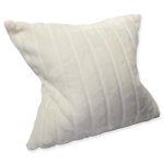 Flauschige Kissenhülle Cashmere Touch super soft Kissenbezug 40x40 cm in Nerz Optik creme