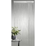 Türvorhang Fadenvorhang weiß 90x250 cm Gardine mit Lurex veredelt