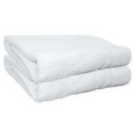 Deluxe Frottier Handtücher Duschtücher weiß Baumwolle 450g/m²  Top Qualität 1/2/4er Set #1697
