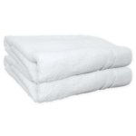 Deluxe Frottier Handtücher Duschtücher weiß Baumwolle 450g/m² Top Qua, 6,50 €