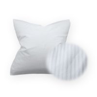 Kopfkissen Bezug 80x80 cm weiß Baumwolle für Hotel Bettwäsche mit Str, 7,95 €