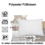 Kopfkissen Füllkissen Kissenfüllung Couchkissen Dekokissen Sofakissen Kissen