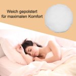 Kopfkissen Füllkissen 60 cm rund Kissenfüllung Dekokissen Kissen Polyester Inlett Pillow Couchkissen rund