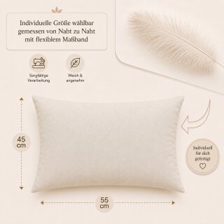 Füllkissen Federkissen 45x55 cm Kissenfüllung Kopfkissen Deko Kissen , 7,95 €