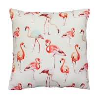 Dekokissen Flamingo Design ca. 40x40 cm Kissen pink...