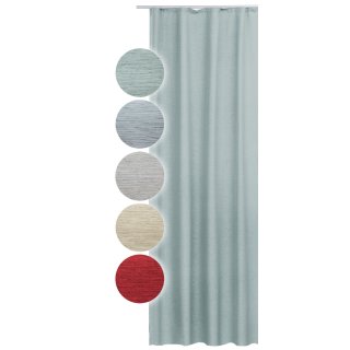 Gardine elegant meliert Vorhang blickdicht Kr&auml;uselband &Uuml;bergardine 140x245 cm