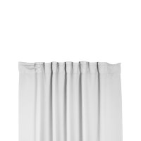 Verdunklungsvorhang weiß 295x245 cm Kräuselband extra breit Vorhang Gardine
