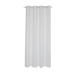 Verdunklungsvorhang weiß Ösen 295x245 cm extra breit Vorhang blickdicht Gardine