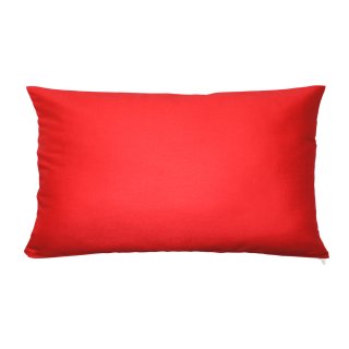 Kissenbezug 40x80 cm Feuer Rot Reißverschluss Kissenhülle 100% Baumwolle