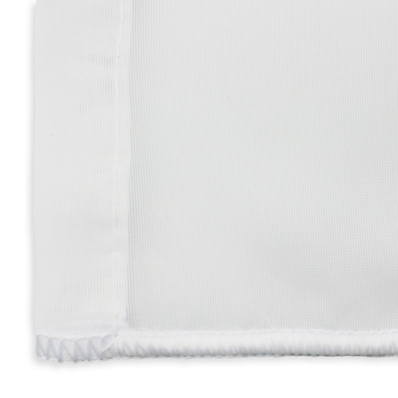 Voile Dekoschal Gardine Emotion Weiss Transparent Organza Osen