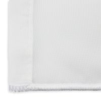 Voile Gardine Emotion weiß Organza Ösen Vorhang transparent beschwerter Abschluß