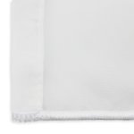 Voile Gardine Emotion weiß Organza Ösen Vorhang transparent beschwerter Abschluß