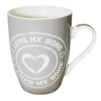Kaffeetasse &quot;I love my home&quot; Henkel Tasse mit...
