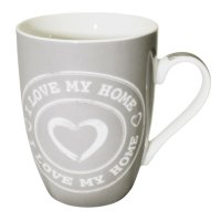 Kaffeetasse "I love my home" Henkel Tasse mit...