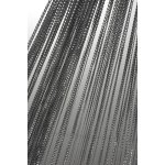Türvorhang Fadenvorhang anthrazit 90x250 cm Gardine mit Lurex veredelt