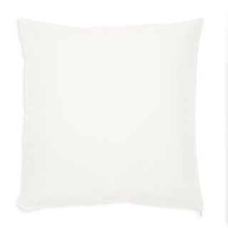 Kissenbezug 40x40 cm Natur Weiß Reißverschluss Kissenhülle 100% Baumwolle