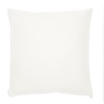 Kissenbezug 40x40 cm Natur Weiß Reißverschluss Kissenhülle 100% Baumwolle
