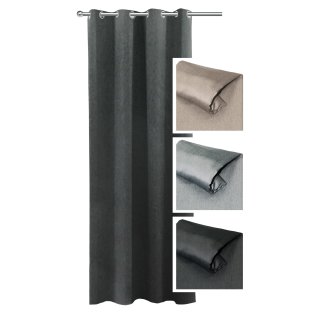 Verdunkelungsvorhang dim out 140x245 Ösen Vorhang blickdicht Gardine meliert