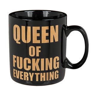 Jumbotasse Tasse Queen of Ffucking Everything XL Coffee Mug Kaffee-Be, 12,95 €