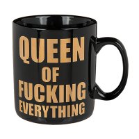 XL Tasse Jumbo Kaffeebecher Coffee Mug Queen of fucking...