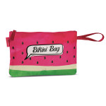 Badetasche für nasse Badesachen Bikini Bag Nylon Tasche Design Melone pink