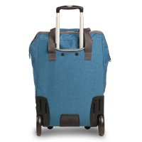 Einkaufstrolley Punta-Big-Wheel-Shopping-Roller Tasche Trolley Shopper mit XL Rollen - blau hell